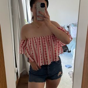 Gypsy-Style Cropped Blouse NWT